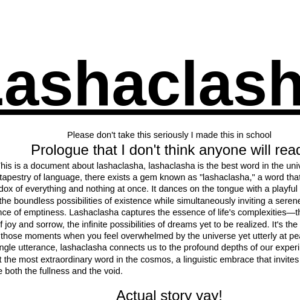 Lashaclasha 1-by Evan R.-downloadable